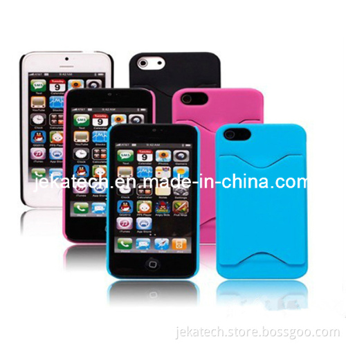 Card Slot Plastic Case for iPhone 5s (JK-IPH5-A-37)